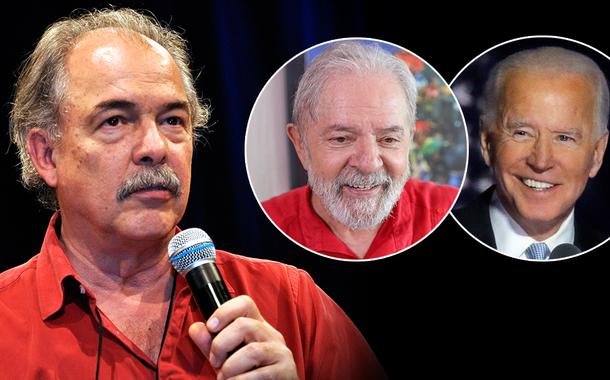 Aloizio Mercadante, Lula e Joe Biden