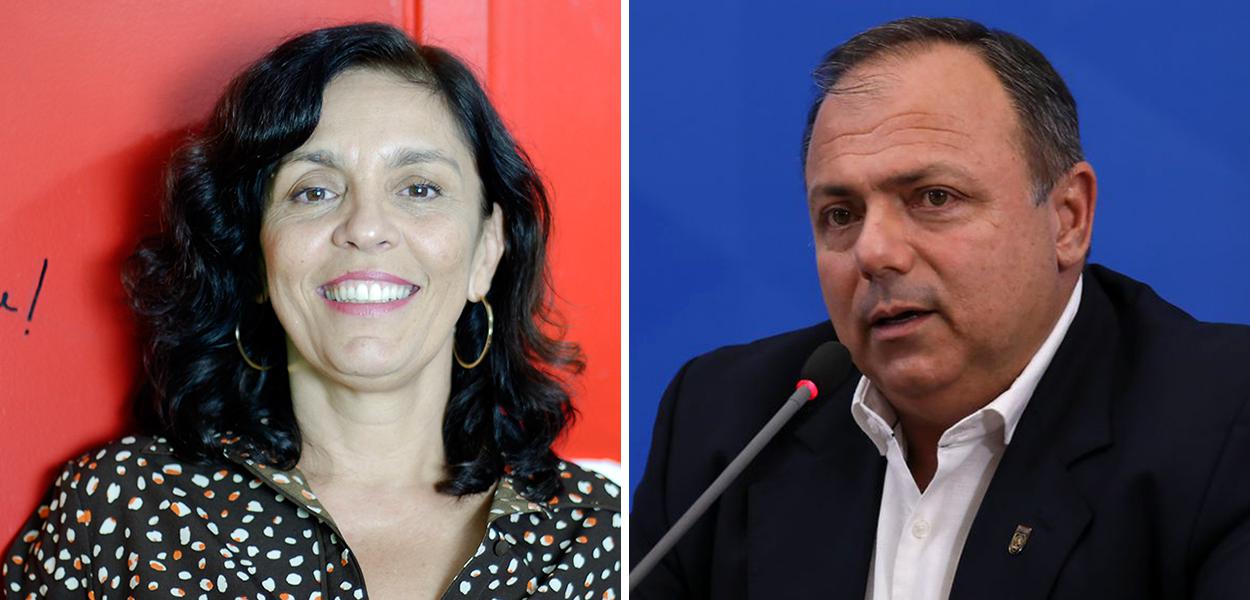 Cynara Menezes e Eduardo Pazuello