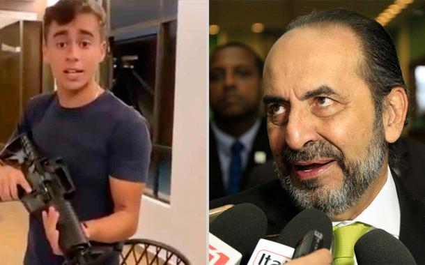 Nikolas Ferreira e Alexandre Kalil