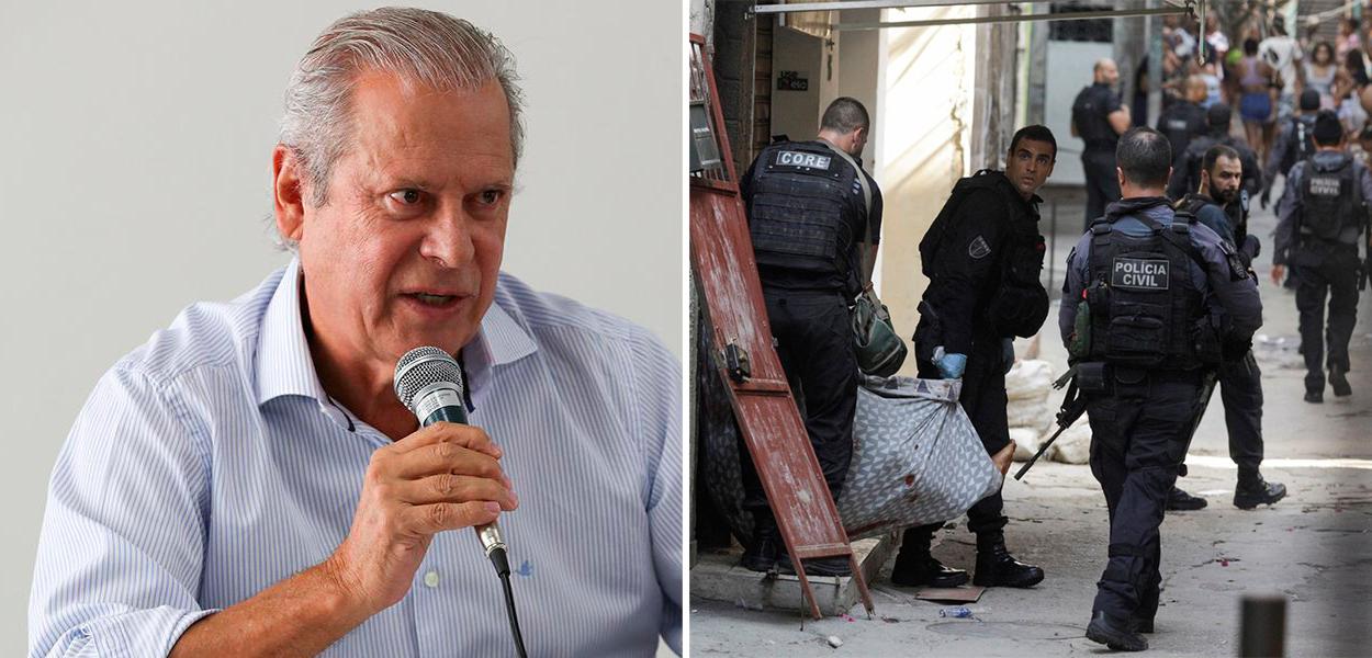 Ex-ministro José Dirceu e a operação policial que terminou com uma chacina no Jacarezinho (RJ)