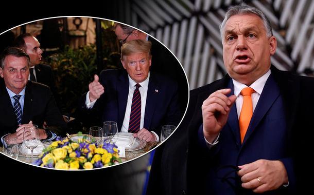 Jair Bolsonaro, Donald Trump e Viktor Orbán