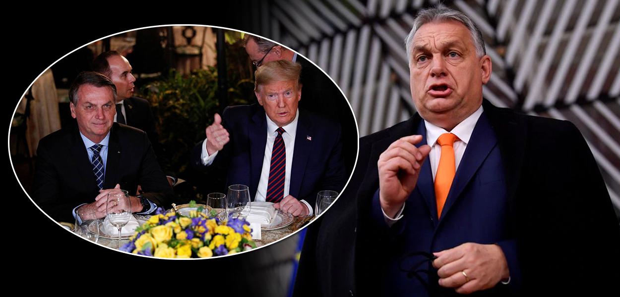 Jair Bolsonaro, Donald Trump e Viktor Orbán