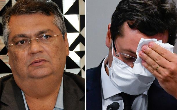 Flávio Dino e Fabio Wajngarten