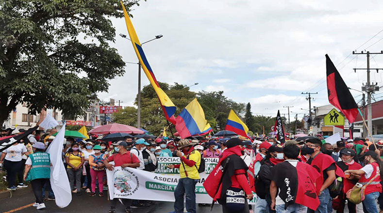 Manifestação na Colômbia
