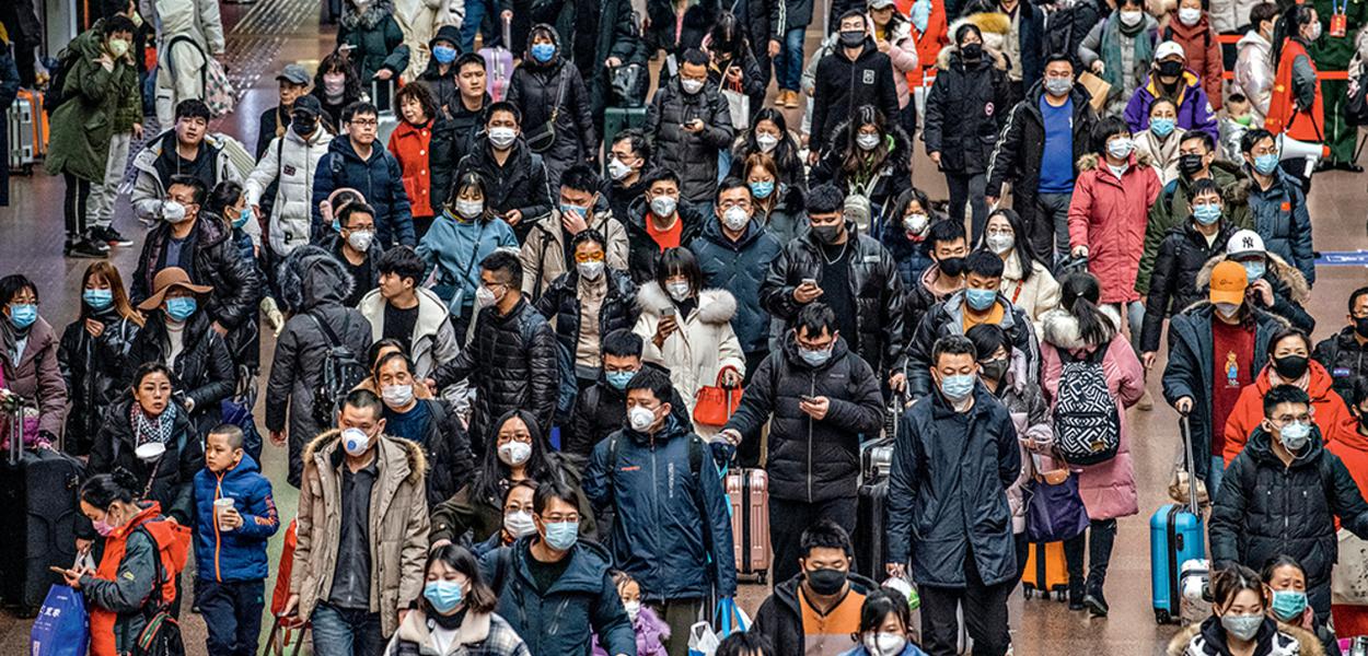 População da China atinge 1.411 bilhão de pessoas