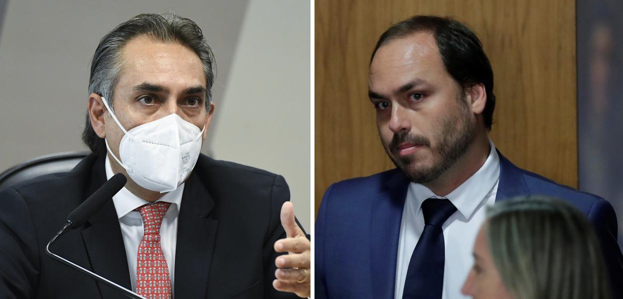 Carlos Murillo e Carlos Bolsonaro