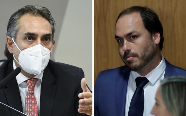 Carlos Murillo e Carlos Bolsonaro