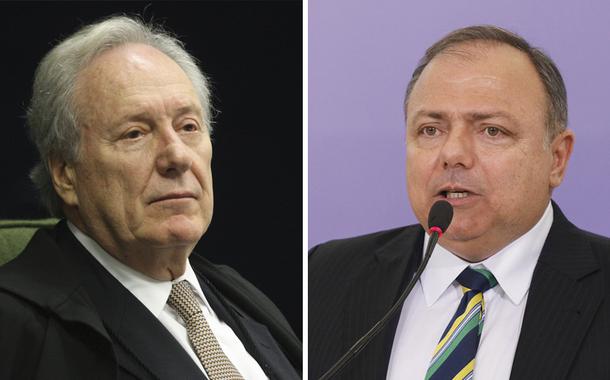 Ricardo Lewandowski e Eduardo Pazuello