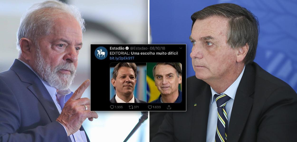 Lula e Bolsonaro