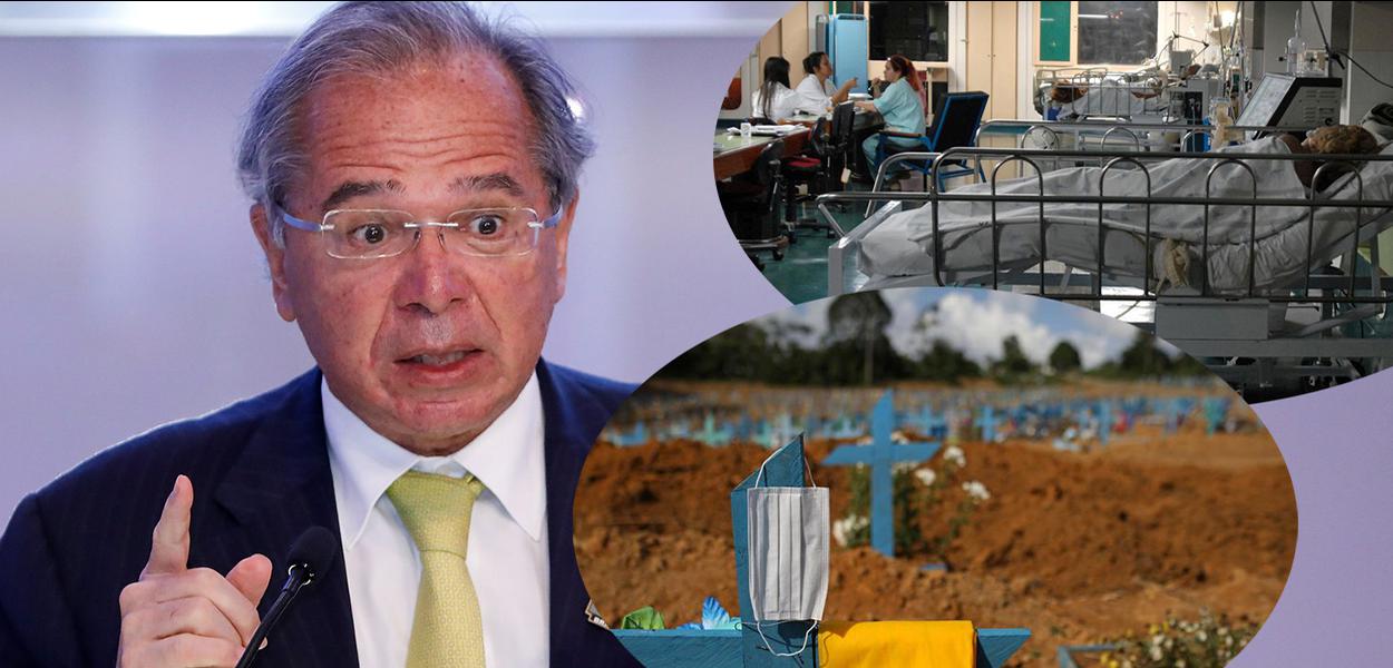 Guedes e pandemia da Covid-19