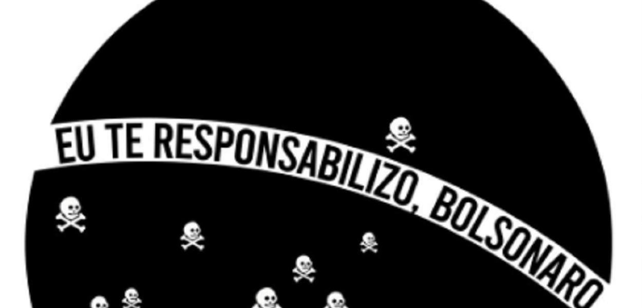 Internautas lançam campanha para responsabilizar Bolsonaro pelas mortes da Covid-19