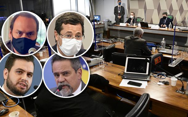 Carlos Bolsonaro, Fabio Wajngarten, Filipe Martons, Elcio Franco e CPI da Pandemia