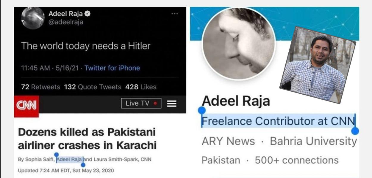 repórter freelance da CNN Internacional Adeel Raja