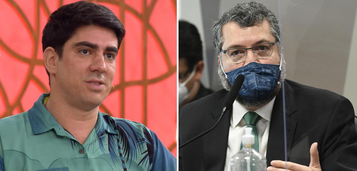 Marcelo Adnet e Ernesto Araújo