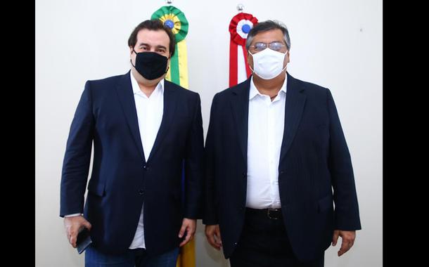 Rodrigo Maia e Flávio Dino
