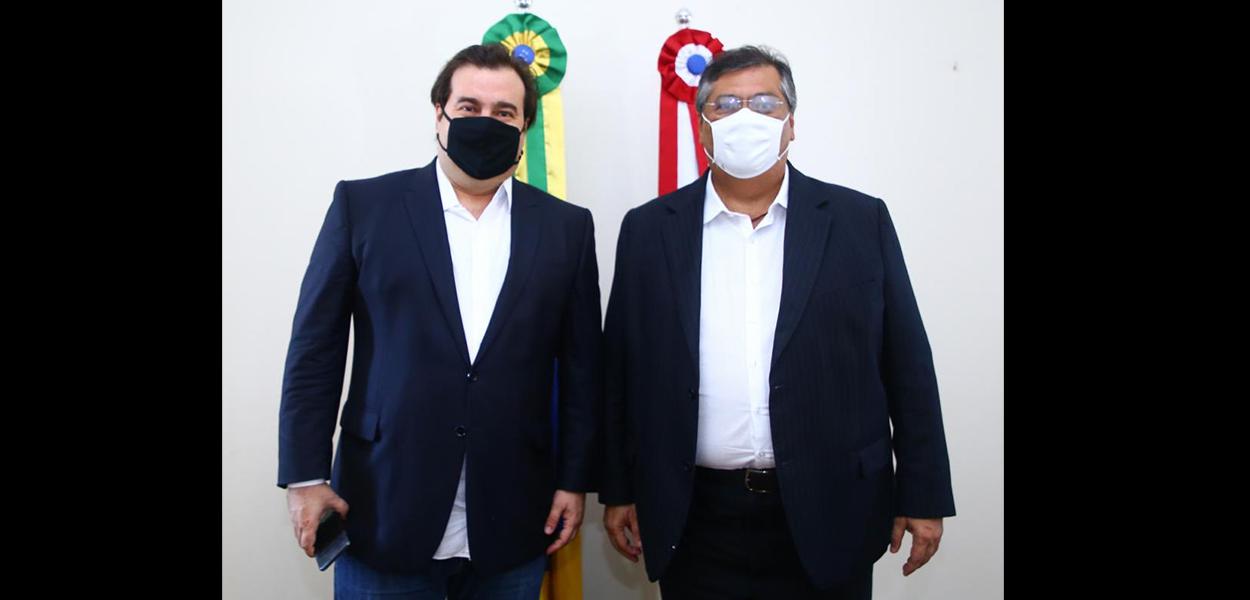Rodrigo Maia e Flávio Dino