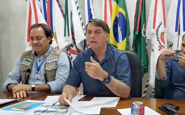 Pedro Guimarães e Jair Bolsonaro