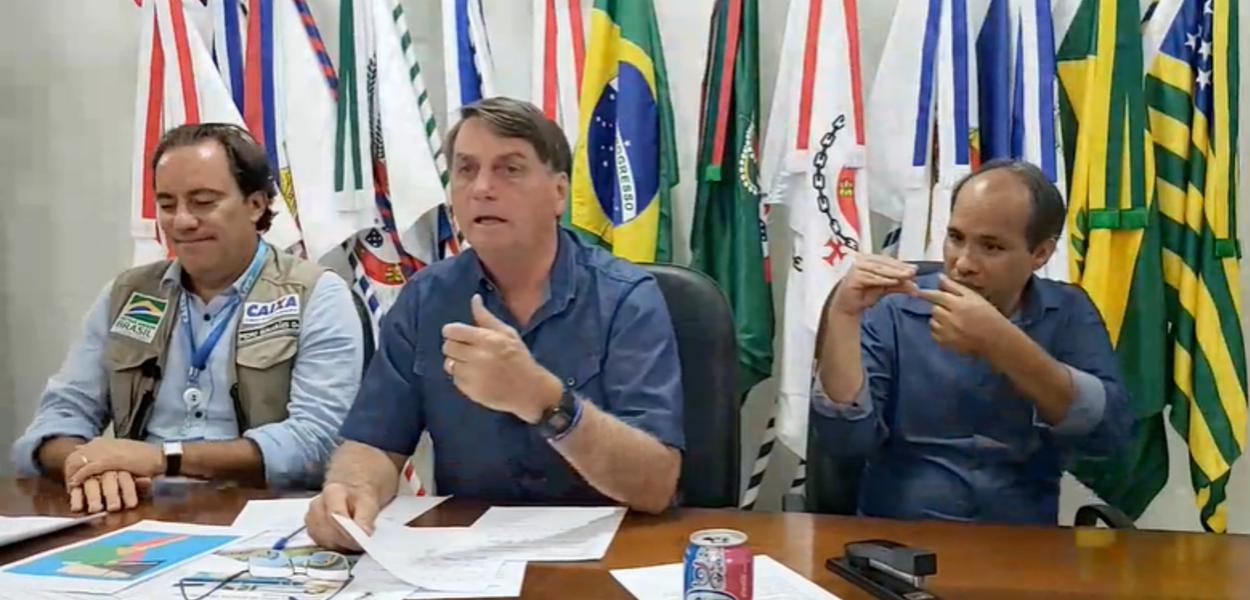 Pedro Guimarães e Jair Bolsonaro