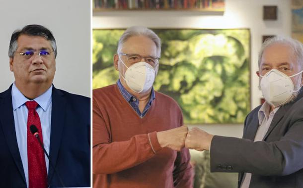 Governador do Maranhão, Flávio Dino, e os ex-presidentes Lula e FHC
