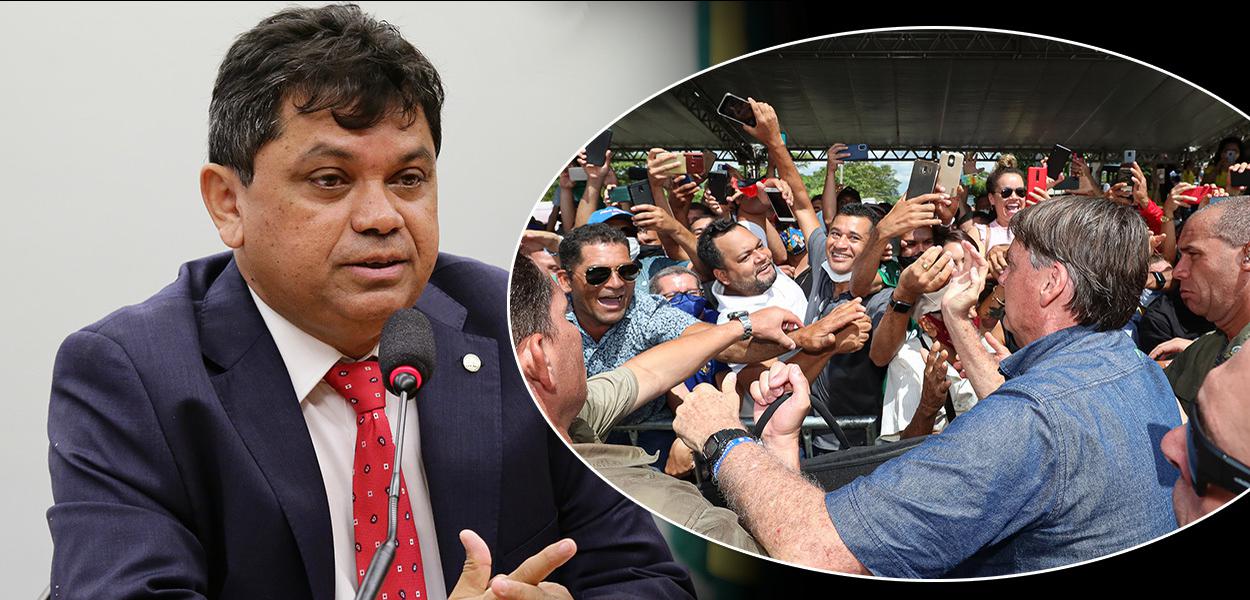 Marcio Jerry e Jair Bolsonaro no Maranhão