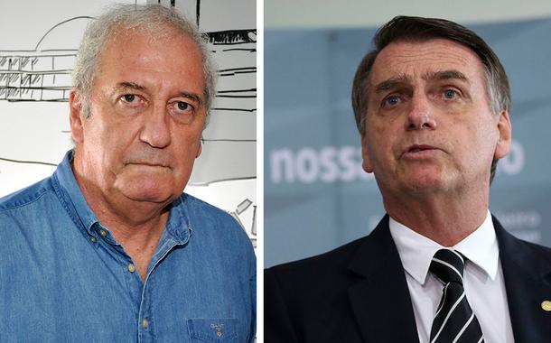 Franklin Martins e Jair Bolsonaro