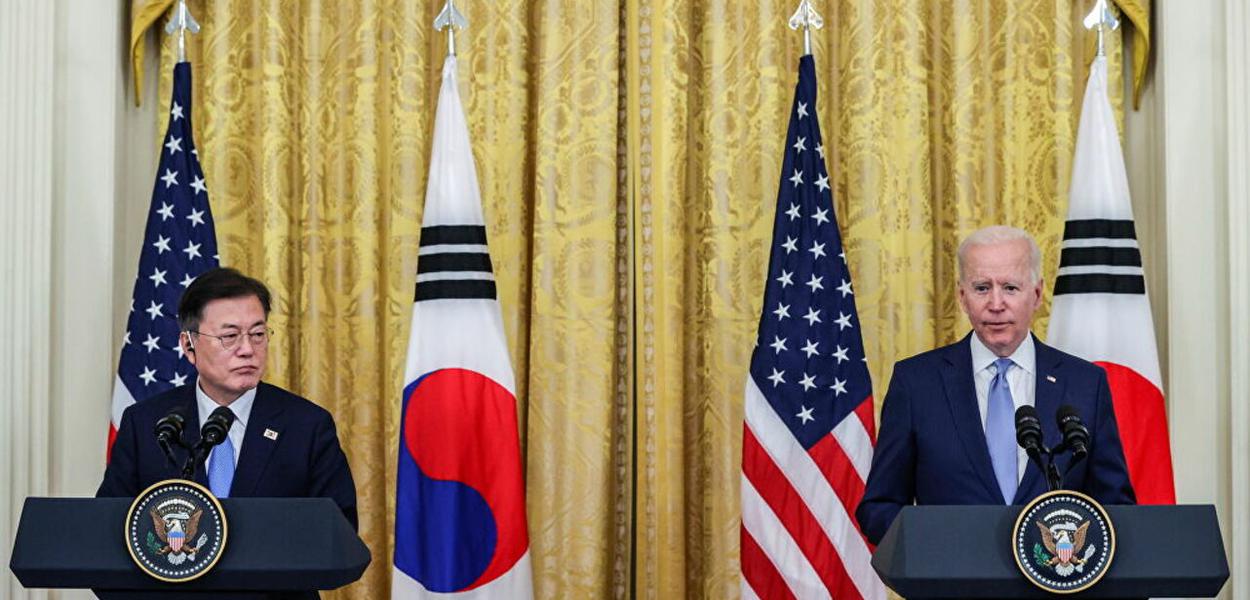Biden e Moon Jae In