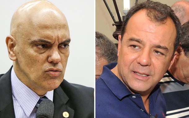 Alexandre de Moraes e Sergio Cabral