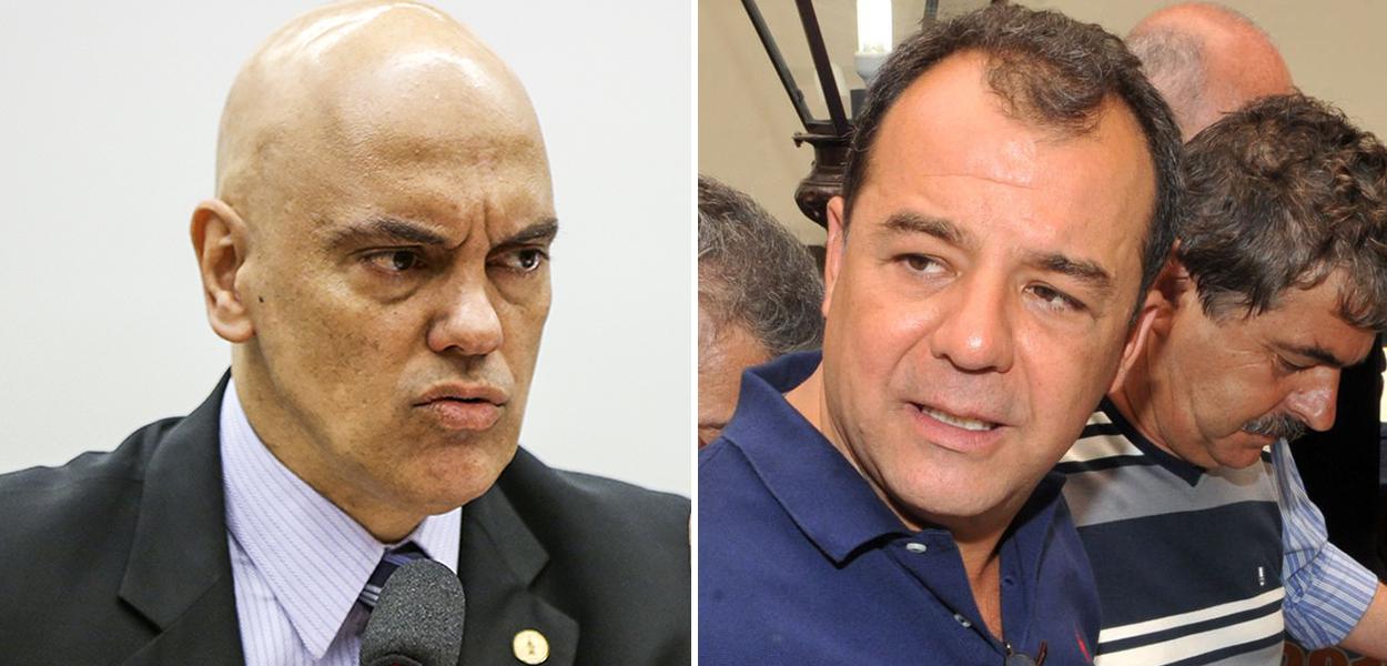 Alexandre de Moraes e Sergio Cabral