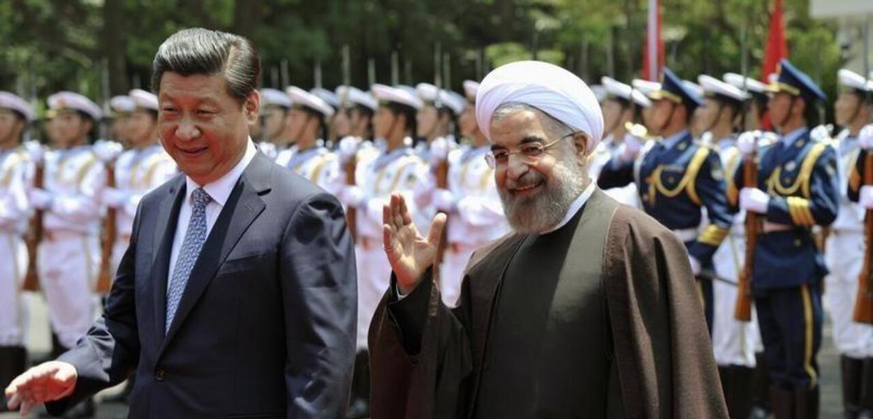 Xi Jinping e Hassan Rohani