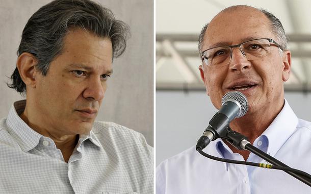 Fernando Haddad e Geraldo Alckmin