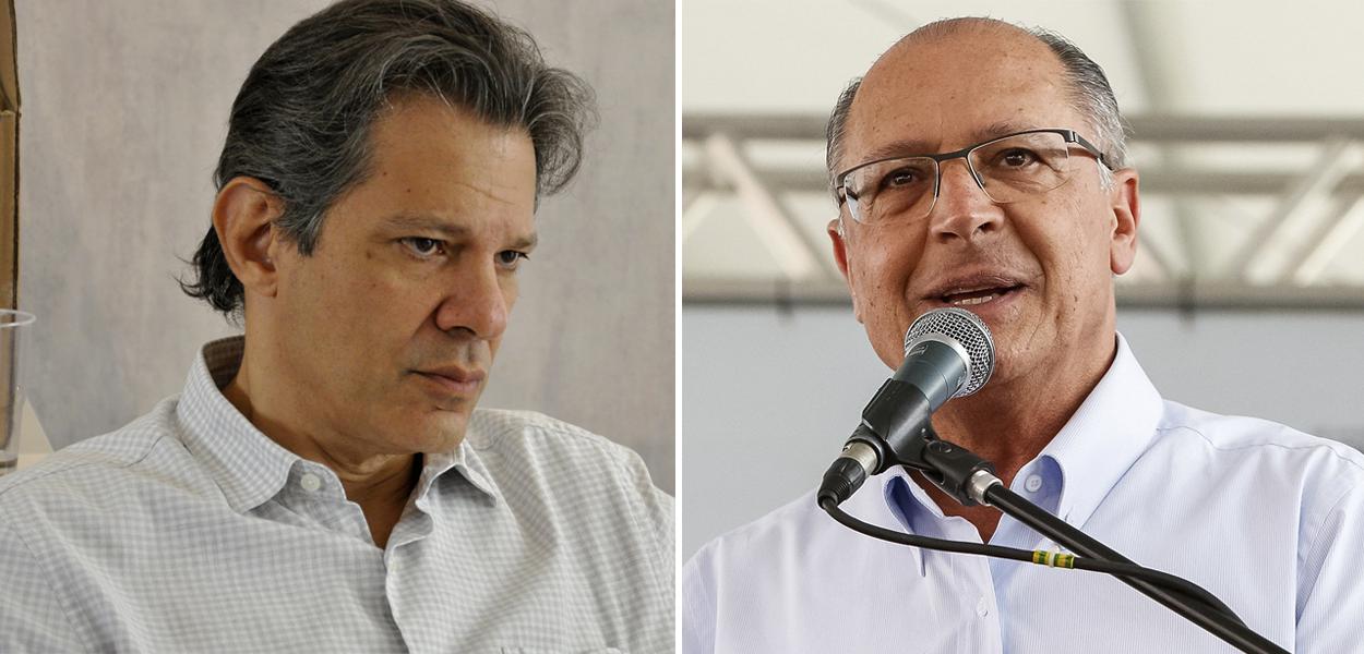 Fernando Haddad e Geraldo Alckmin