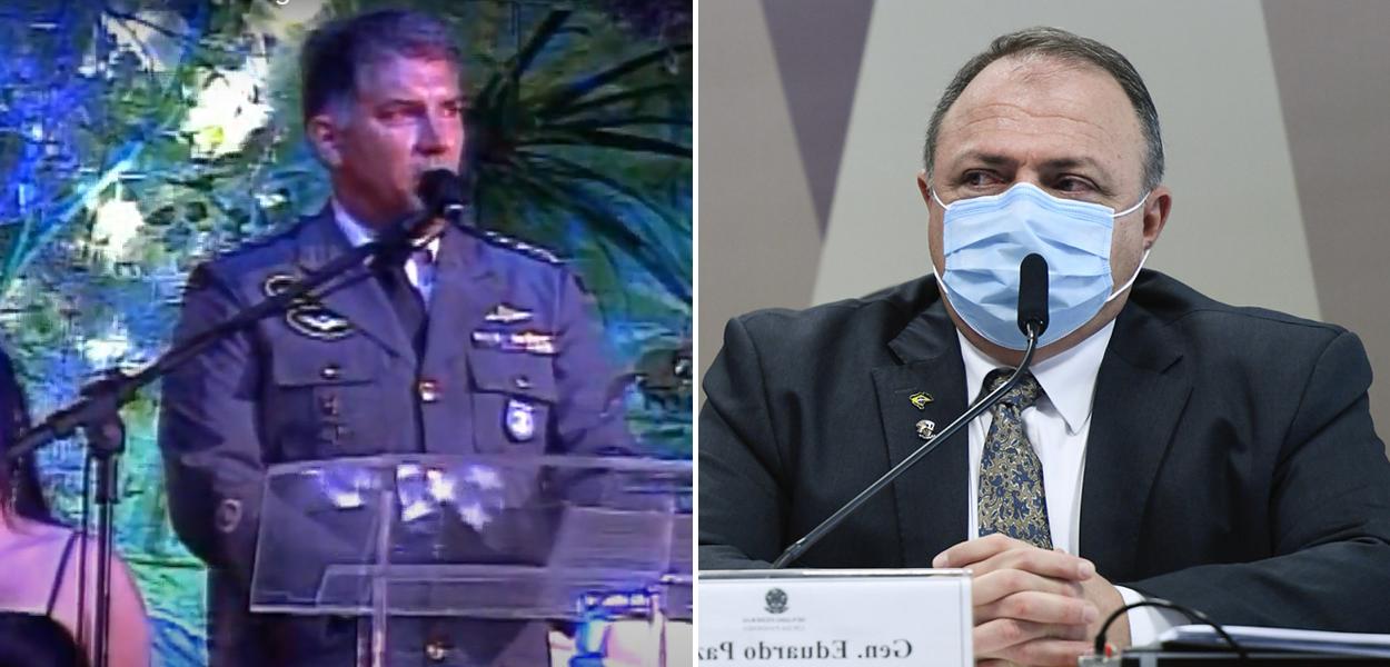 George Divério e Eduardo Pazuello