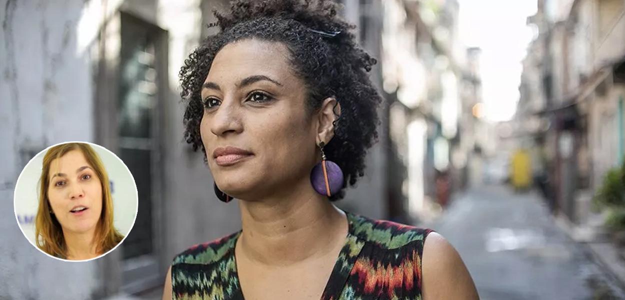 Mayra Pinheiro, a Capitã Cloroquina, e a ex-vereadora Marielle Franco