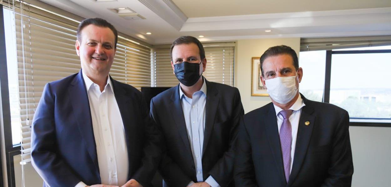 Gilberto Kassab, Eduardo Paes e Vanderlan Cardoso