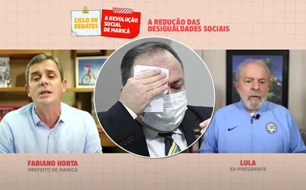 Fabiano Horta, Eduardo Pazuello e Lula