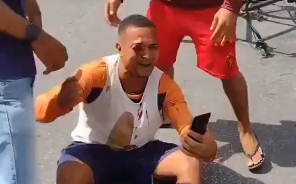 Desempregado Jonas Correia de França, 29 anos, é atingido por tiro pela PM no Recife e perdeu a visão do olho direito