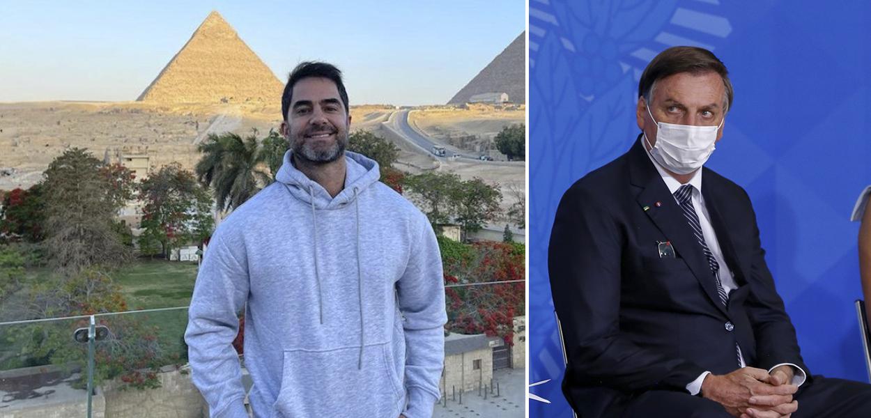 Victor Sorrentino e Jair Bolsonaro