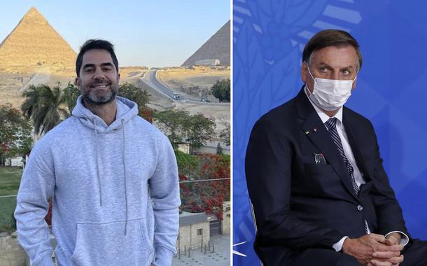 Victor Sorrentino e Jair Bolsonaro
