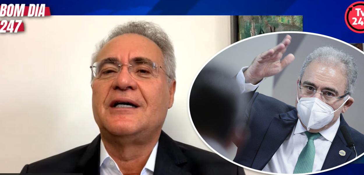 Renan Calheiros e Marcelo Queiroga