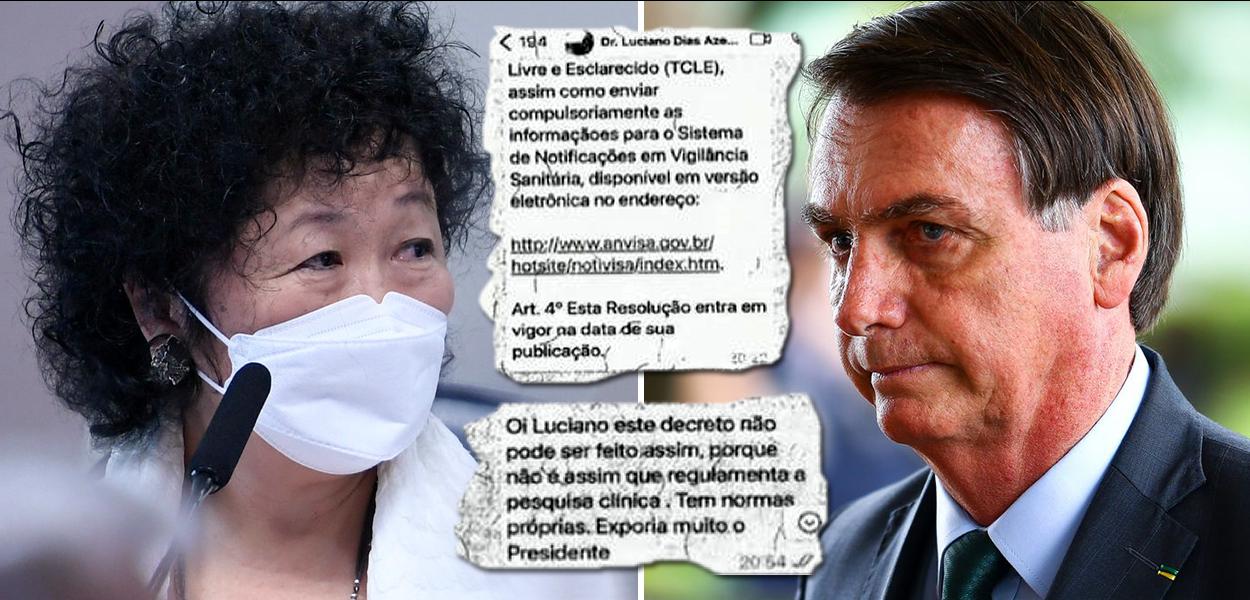 Nise Yamaguchi e Jair Bolsonaro