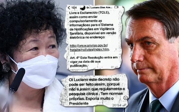 Nise Yamaguchi e Jair Bolsonaro