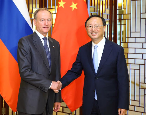 Nikolai Patrushev e Yang Jiechi