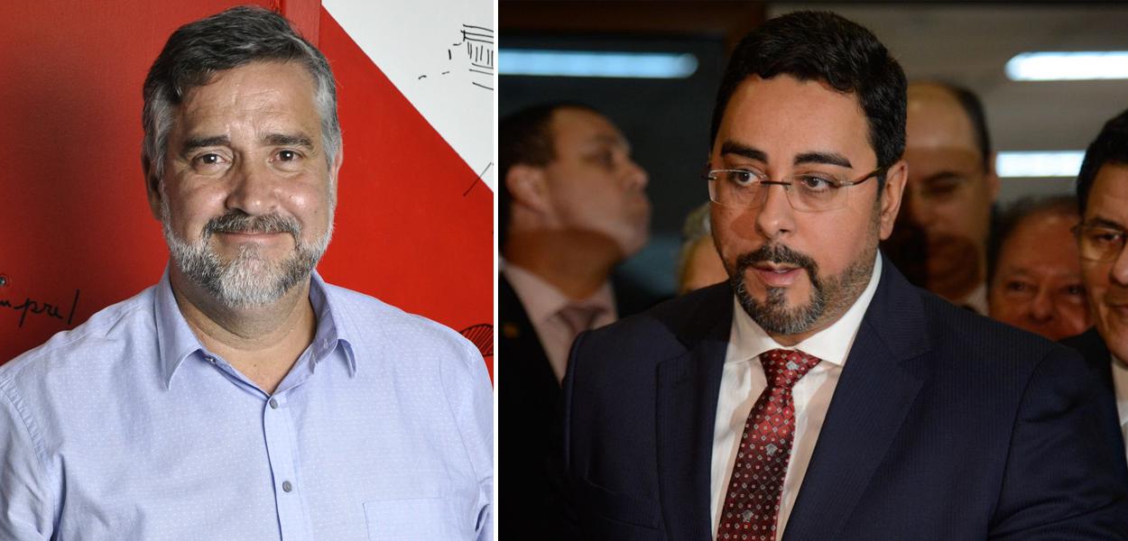 Paulo Pimenta e o juiz Marcelo Bretas