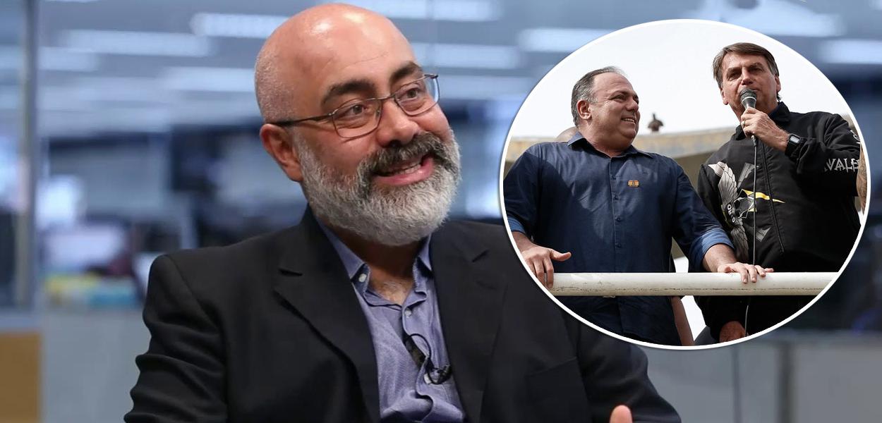Cláudio Couto, Eduardo Pazuello e Jair Bolsonaro