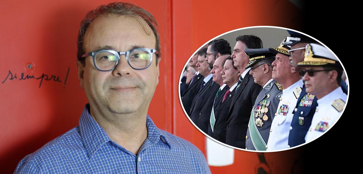 Sergio Amadeu e Jair Bolsonaro