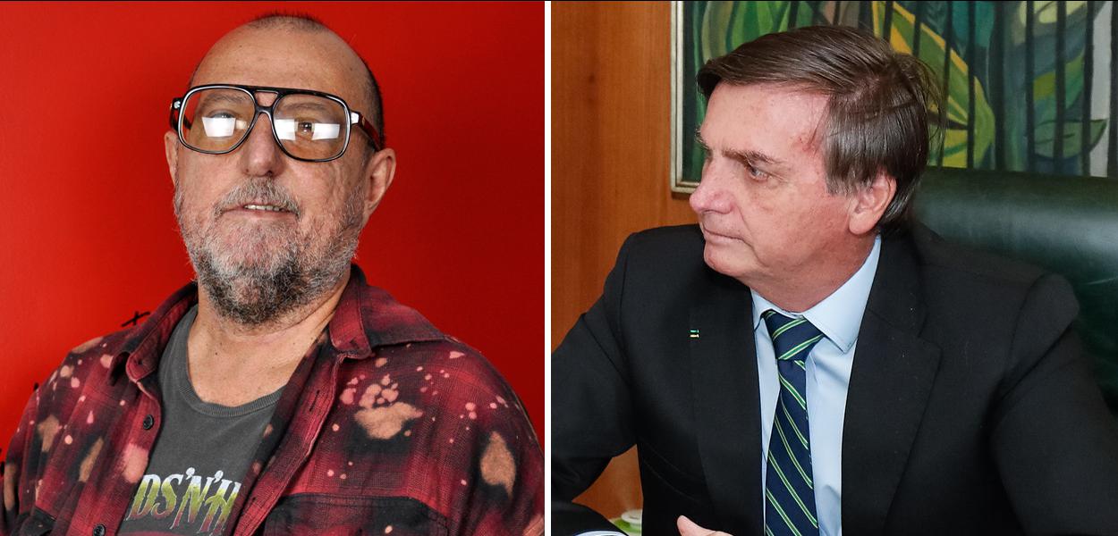 Xico Sá e Jair Bolsonaro