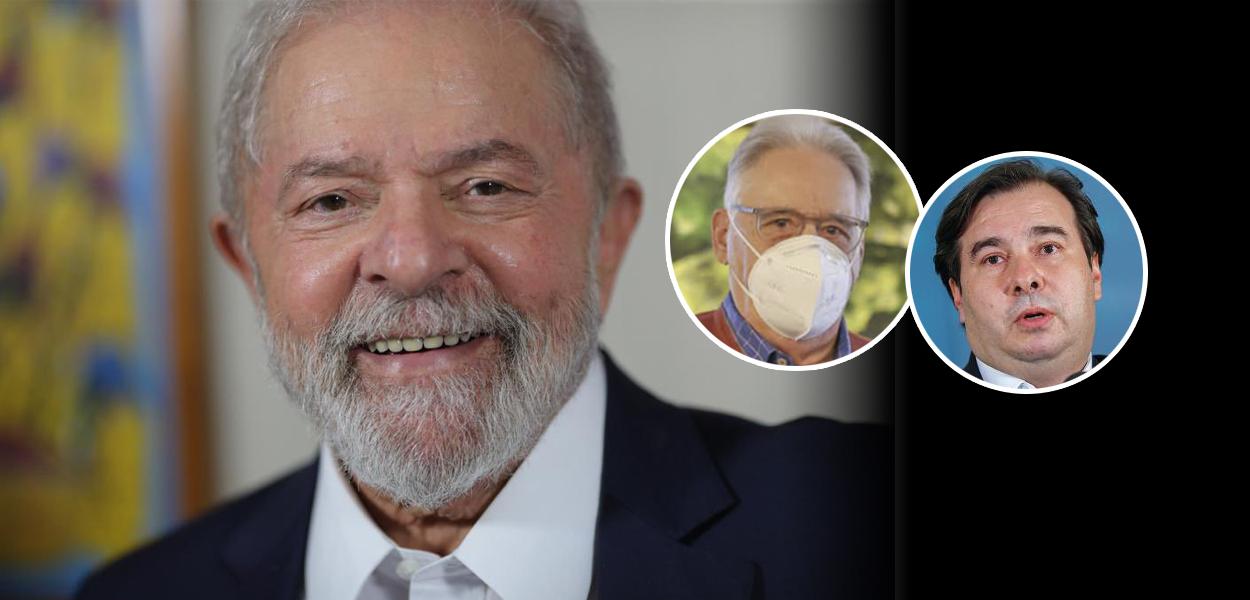 Lula, FHC e Rodrigo Maia