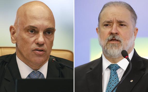 Alexandre de Moraes e Augusto Aras