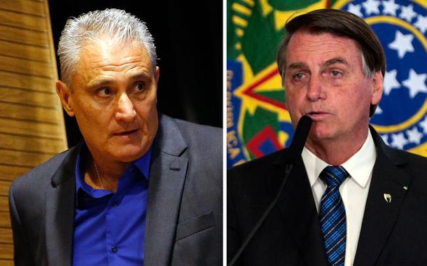 Tite e Jair Bolsonaro