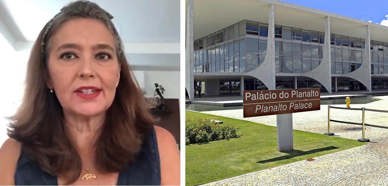 Jornalista Cristina Serra e o Palácio do Planalto